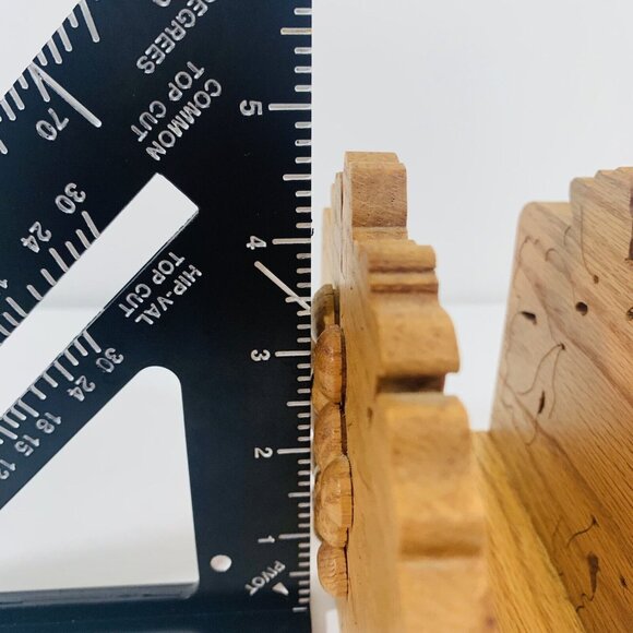 Handmade Wooden Etched Napkin Holder 3D Berries Kitchen Decor Farmhouse Country - Picture 8 of 9